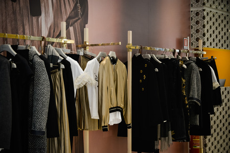 Milan, Italy - September 24, 2017:  Penny Black store in Milan. Fashion week Penny Black shoppingのeditorial素材