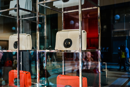 Milan - September 24, 2017:  Giorgio Armani store in Milanのeditorial素材