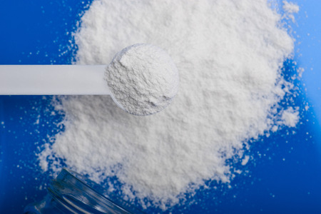 Dry Chemical Powder. Could be a natural chemical extract or product of industrial chemistry.の写真素材