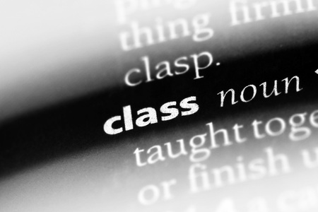 class word in a dictionary. class conceptの写真素材