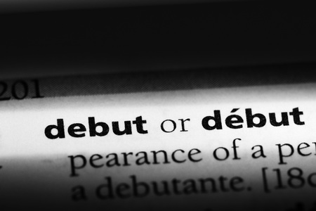 debut word in a dictionary. debut conceptの写真素材