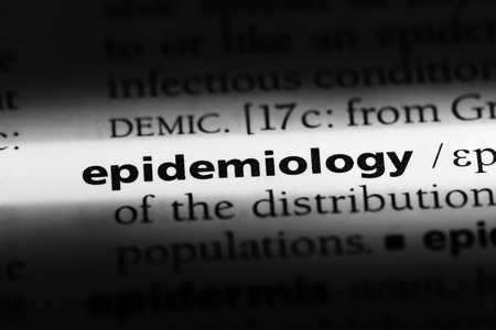 epidemiology word in a dictionary. epidemiology conceptの写真素材