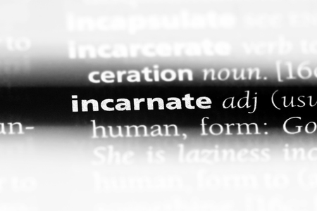 incarnate word in a dictionary. incarnate concept.の写真素材