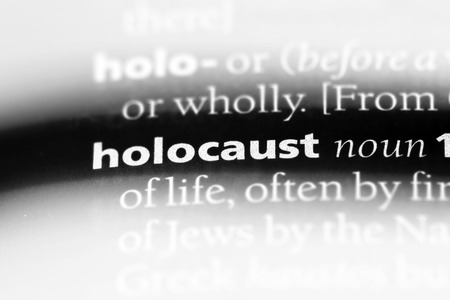 holocaust word in a dictionary. holocaust concept.の写真素材