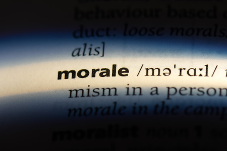 morale word in a dictionary. morale concept.の写真素材