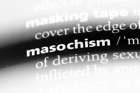 masochism word in a dictionary. masochism concept.の写真素材
