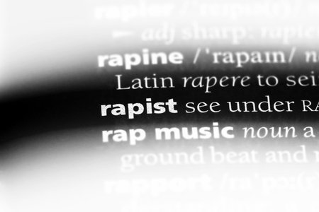 rapist word in a dictionary. rapist concept.の写真素材