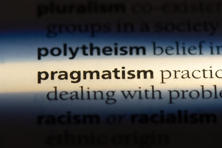 pragmatism word in a dictionary. pragmatism concept.の写真素材