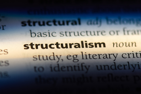 structuralism word in a dictionary. structuralism concept.の写真素材