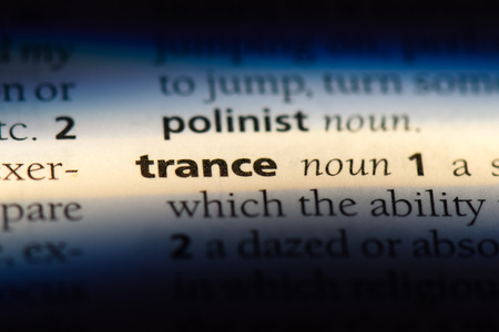 trance word in a dictionary. trance concept.の写真素材