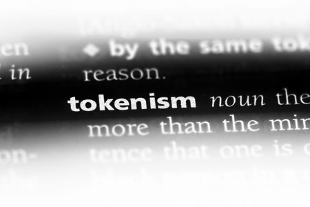 tokenism word in a dictionary. tokenism concept.の写真素材