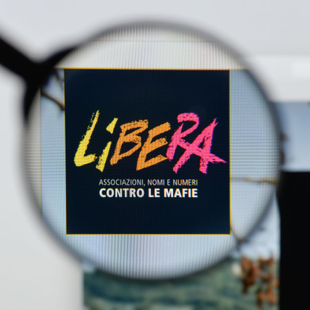 Milan, Italy - August 20, 2018: Libera website homepage. Libera logo visible.
