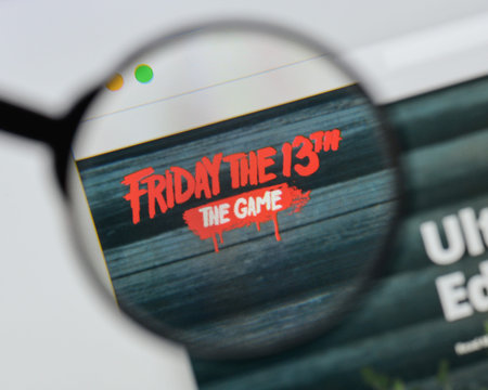 Milan, Italy - August 20, 2018: Friday The 13th The Game website homepage. Friday The 13th The Game...