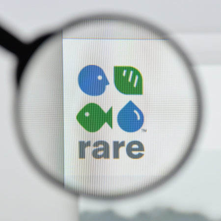 Milan, Italy - August 20, 2018: Rare website homepage. Rare logo visible.