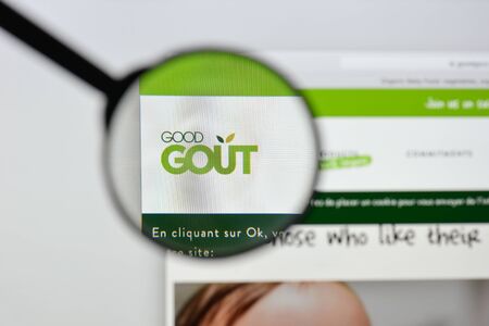 Milan, Italy - August 20, 2018: BBB (Good GouÌt) website homepage. BBB (Good GouÌt) logo visible.のeditorial素材