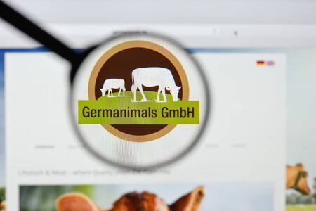 Milan, Italy - August 20, 2018: German FLAVOURS website homepage. German FLAVOURS logo visible.のeditorial素材