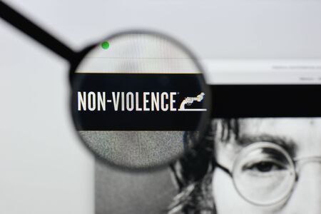 Milan, Italy - August 20, 2018: NVP Mexico website homepage. NVP Mexico logo visible.のeditorial素材
