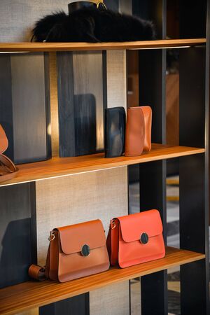Milan, Italy - September 21, 2018: Liviana Conti store in Milan. Montenapoleone area. Fashion week Liviana Conti shopping.のeditorial素材