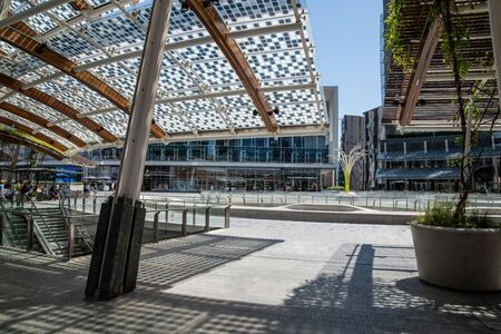 Milan, Italy - 30 June 2019: View of Piazza Gae Aulenti, Skyscrapersのeditorial素材
