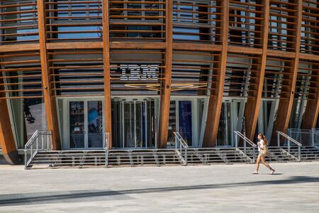 Milan, Italy - 30 June 2019: View of Piazza Gae Aulenti, Skyscrapersのeditorial素材