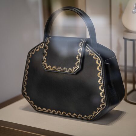 Milan, Italy â September 21, 2019: Cartier store in Milan. Montenapoleone area. Fashion week shoppingのeditorial素材