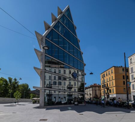 Milan, Italy - 30 June 2019: View of Fondazione Fertrinelliのeditorial素材