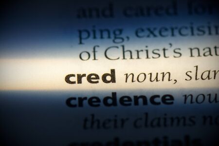 cred word in a dictionary. cred concept, definition.の写真素材