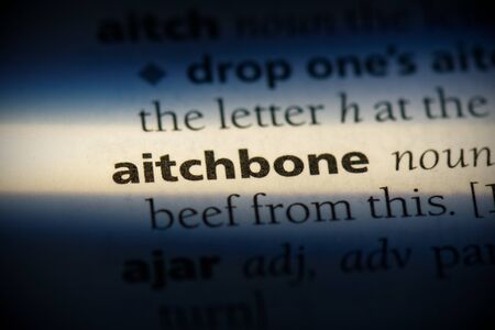 aitchbone word in a dictionary. aitchbone concept, definition.の写真素材