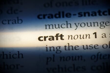craft word in a dictionary. craft concept, definition.の写真素材