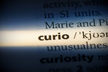 curio word in a dictionary. curio concept, definition.の写真素材