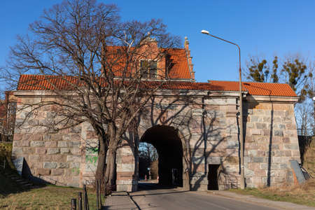 Lowland Gate in GdaÅskの写真素材