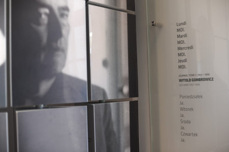 Vence, Cote d'Azur, French Riviera / France - July 20 2021: Witold Gombrowicz Museum in Vence,...