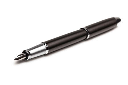 Pen on a white backgroundの写真素材