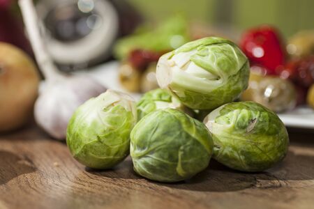 brussels sproutsの写真素材