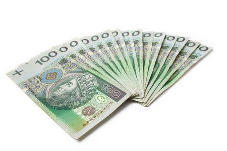 A fan of banknotesの写真素材