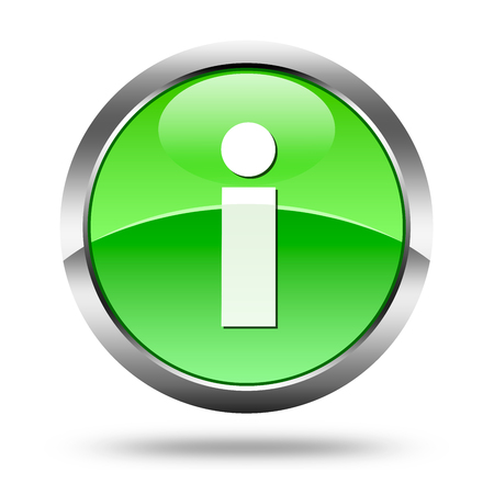 Shiny icon on a white background informationの写真素材