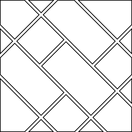 Blank manga mockup diagonal template with white frames and black dividing lines. Vector illustrationのイラスト素材