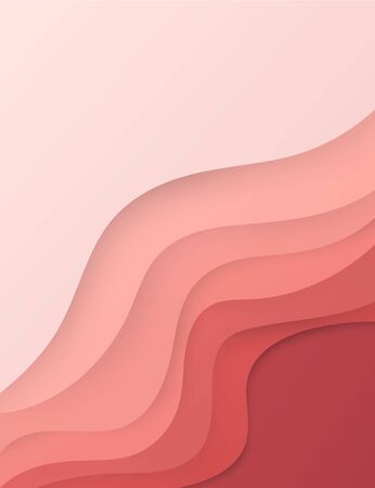 Abstract realistic paper cut backgroundのイラスト素材