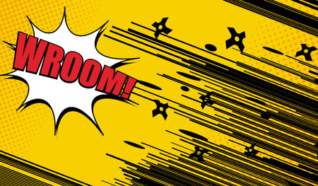 Dynamic comic bright concept