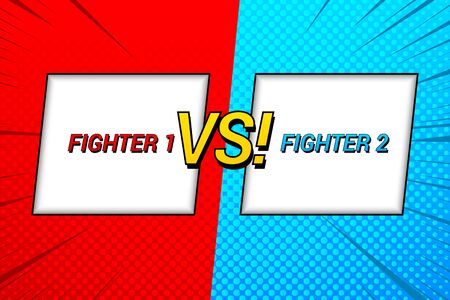 Duel bright templateのイラスト素材