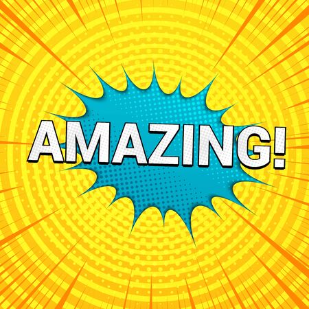 Bright comic conceptのイラスト素材