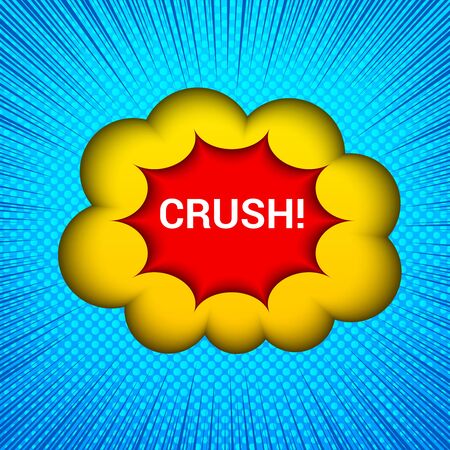 Explosive comic bright conceptのイラスト素材