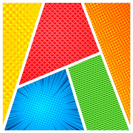 Abstract colorful frames conceptのイラスト素材