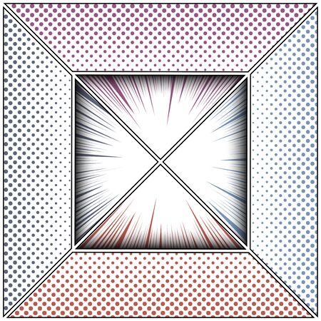 Abstract comic compositionのイラスト素材