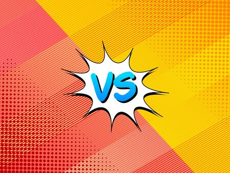 Motion versus comic backgroundのイラスト素材