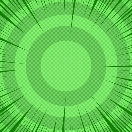 Abstract comic dynamic green templateのイラスト素材