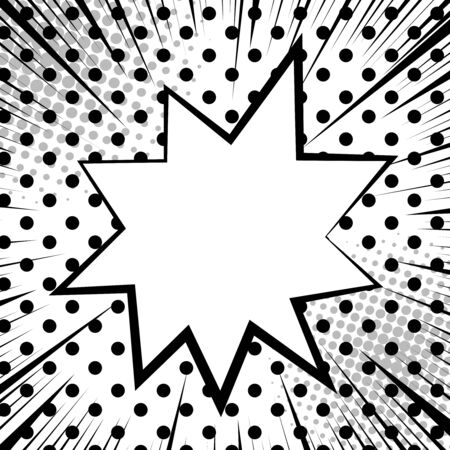 Comic explosive conceptのイラスト素材