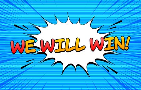 Comic explosive colorful templateのイラスト素材