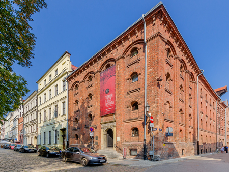 Torun, Kuyavian province, Poland - September 14, 2016: Red Granary, Esken House, Museum of the History of Torun.のeditorial素材