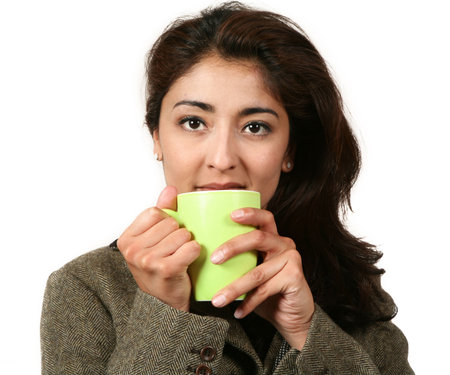 portrait of a woman in careerの写真素材